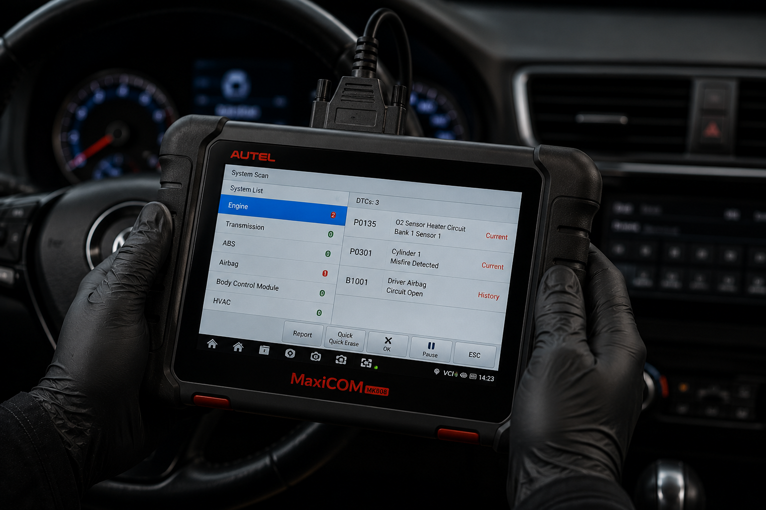 Auto A/C diagnostics testing in Central Florida