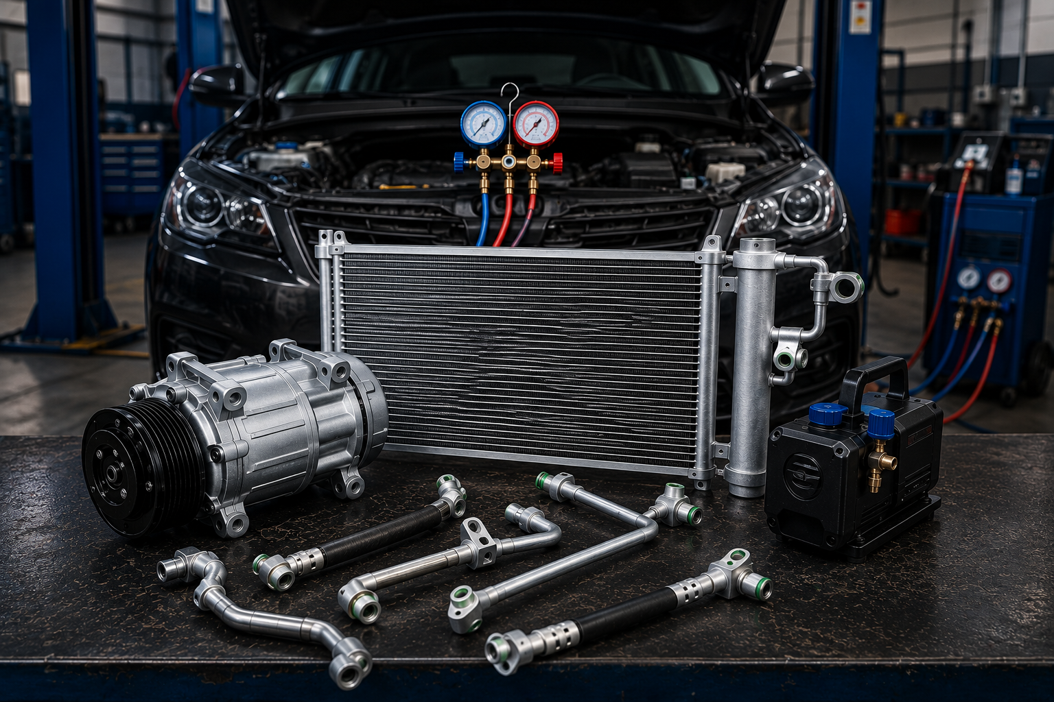 Automotive A/C system repair service